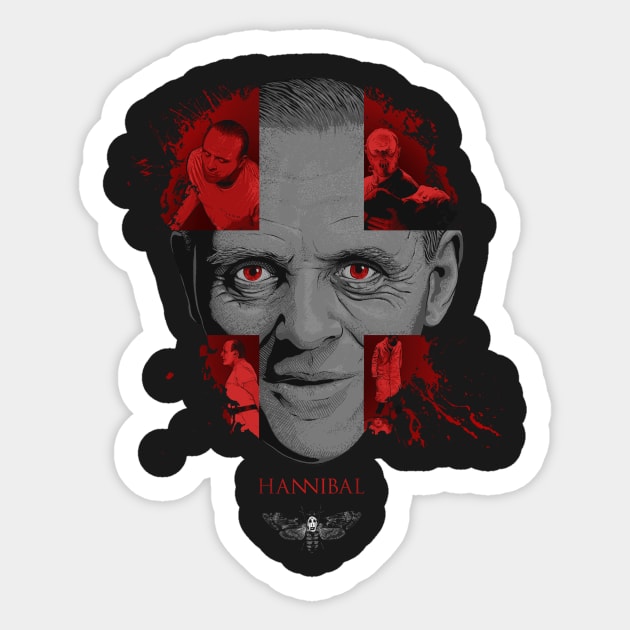 Hannibal Sticker by RedBug01